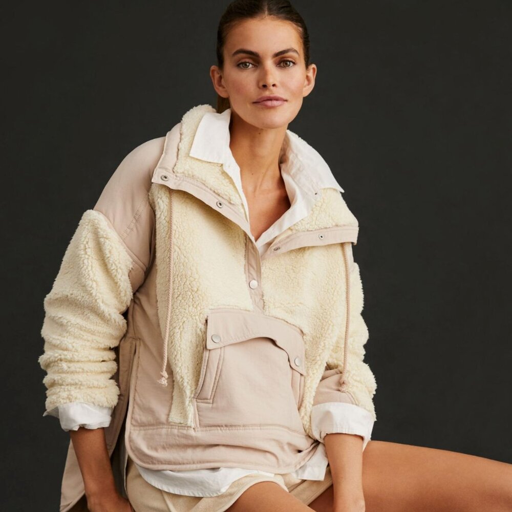 Daily Practice by Anthropologie Long-Sleeve Sherpa Jacket XXS